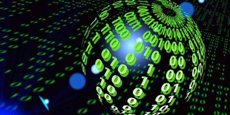 プログラミングのコードが書かれているイラスト